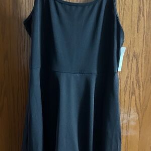 Elegant Black Midi Dress